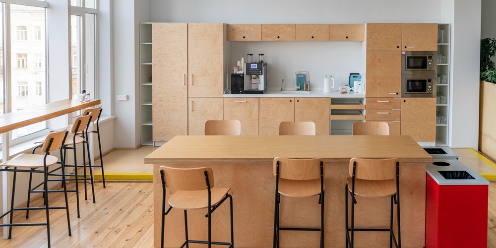 8 Inspirasi Desain Pantry Kantor Minimalis And Aesthetic